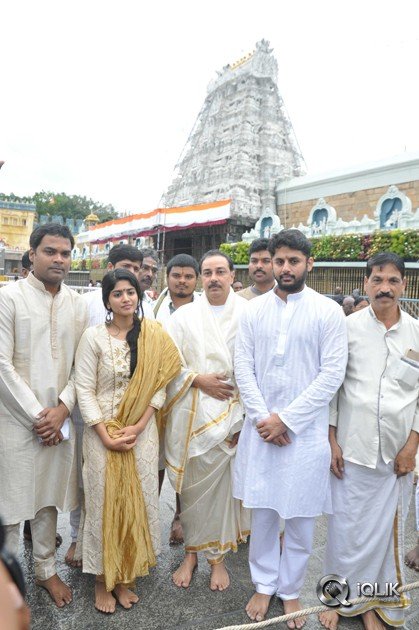 Lie-Movie-Team-At-Tirumala